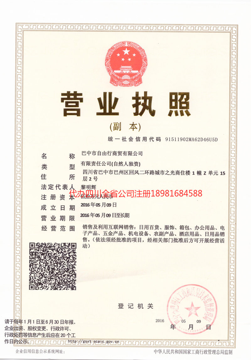 衡水衡水自由行商贸有限公司